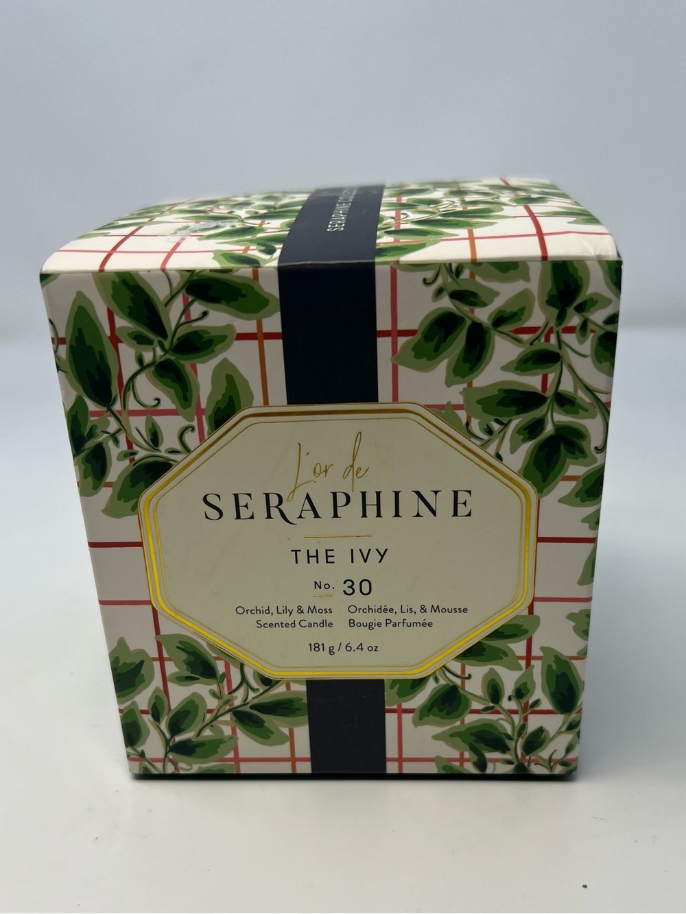 L’or de Seraphine Scented Candle The Ivy No. 30 Orchid Lily And Moss 6.4 Oz 181g
